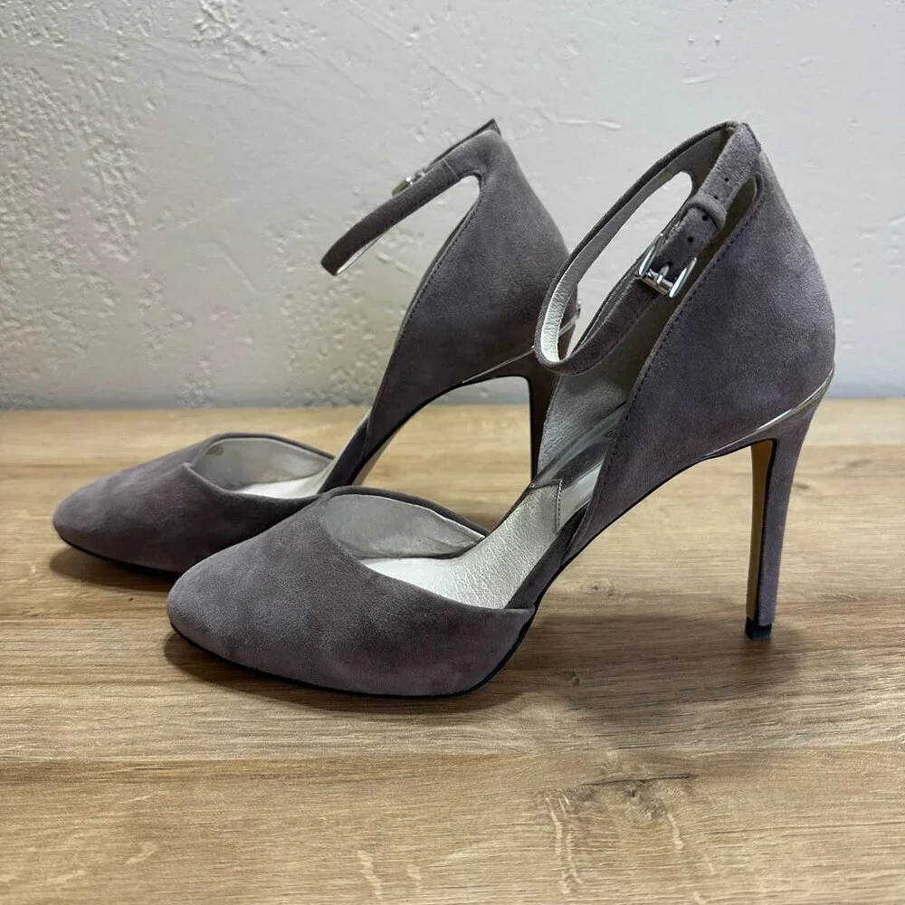 Michael Kors Georgia Suede‎ Ankle Strap Pump